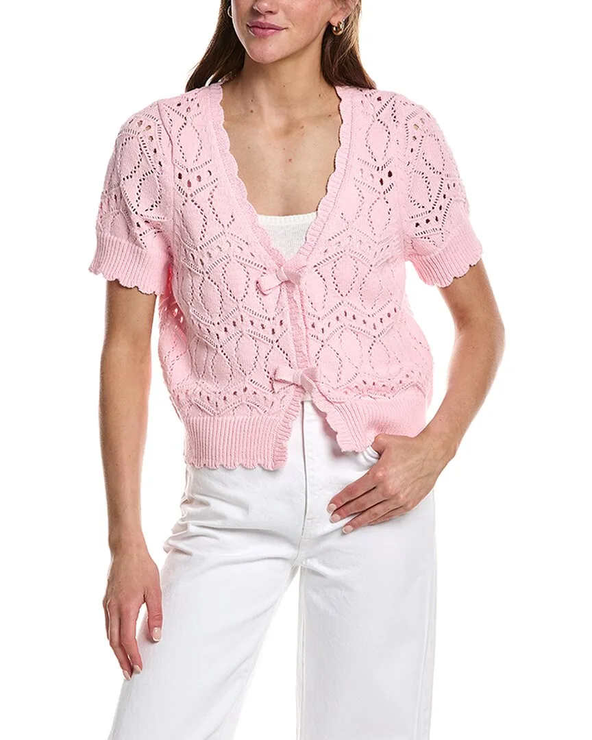 V-Neck Bow Cardigan by Design History