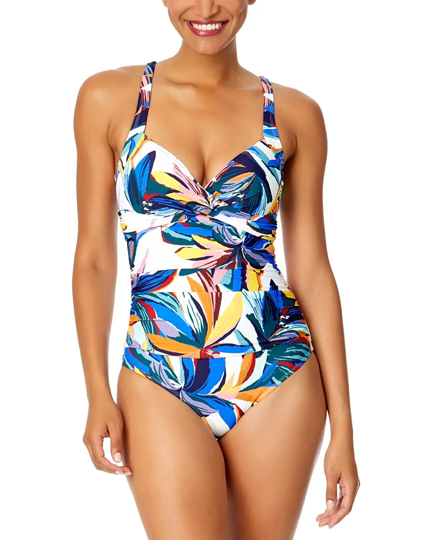Drape Front Underwire One-Piece by Anne Cole