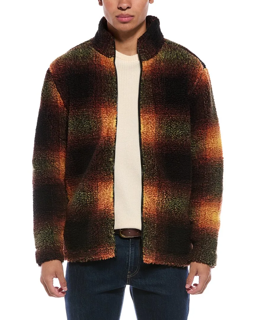 Printed Berber Fleece Full Zip Jacket by Weatherproof Vintage
