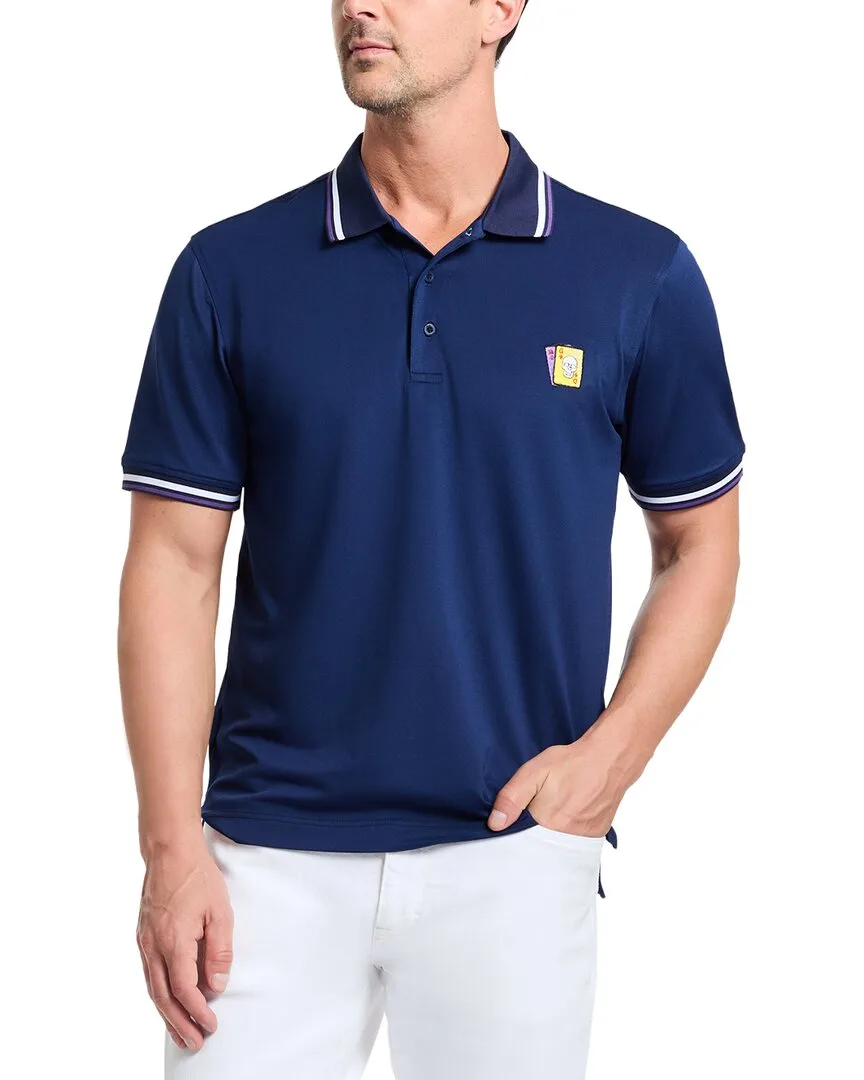 Poker Night Knit Polo Shirt by Robert Graham