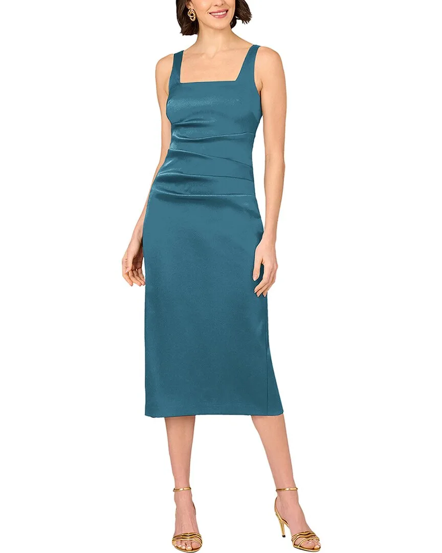 Solid Midi Dress by Aidan Mattox