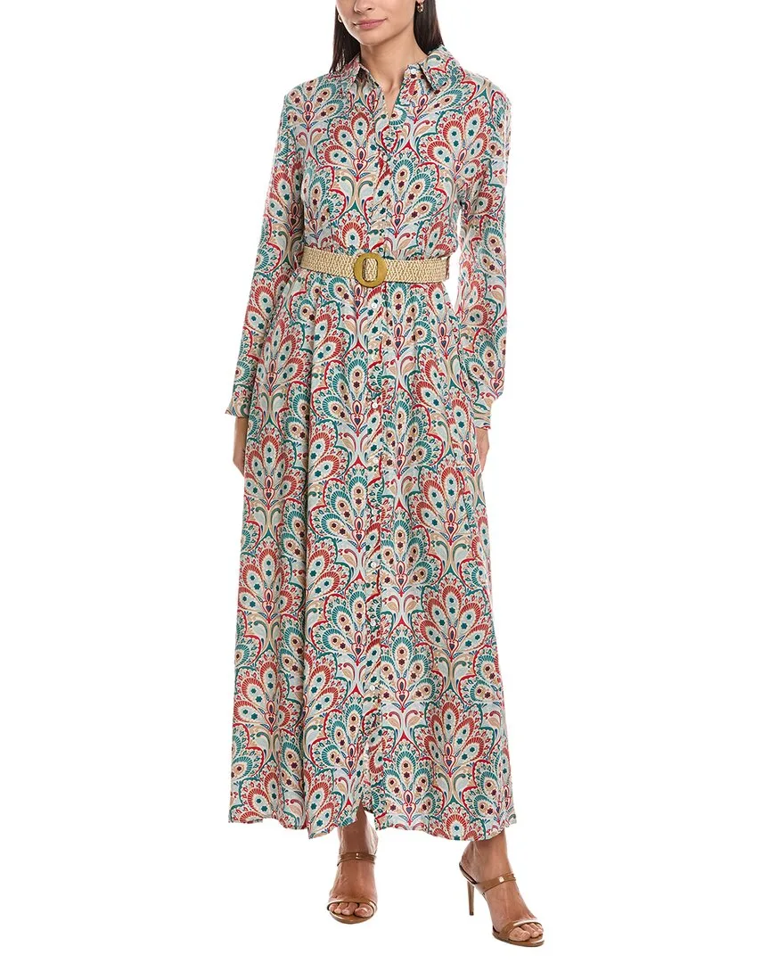 Courteney Maxi Shirtdress by Anna Kay