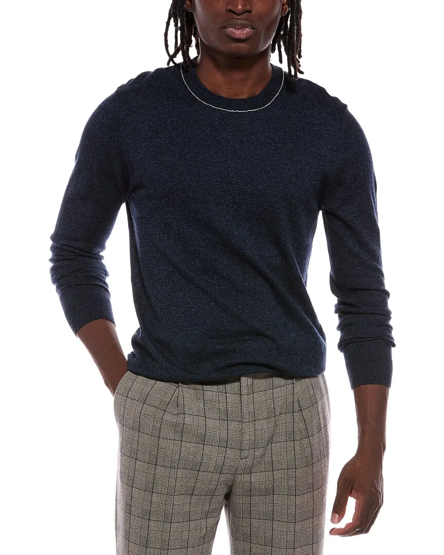 Italian Crewneck Contrast Outlink Sweater