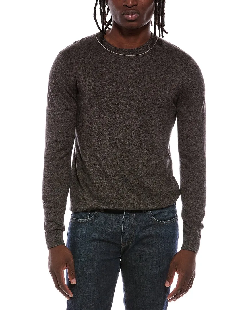 Italian Crewneck Contrast Outlink Sweater