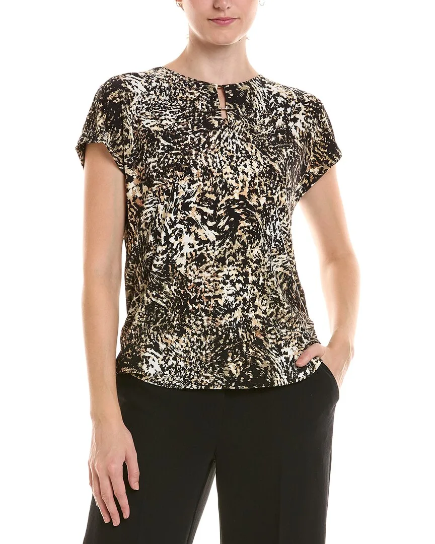 Double Trim Top by Jones New York