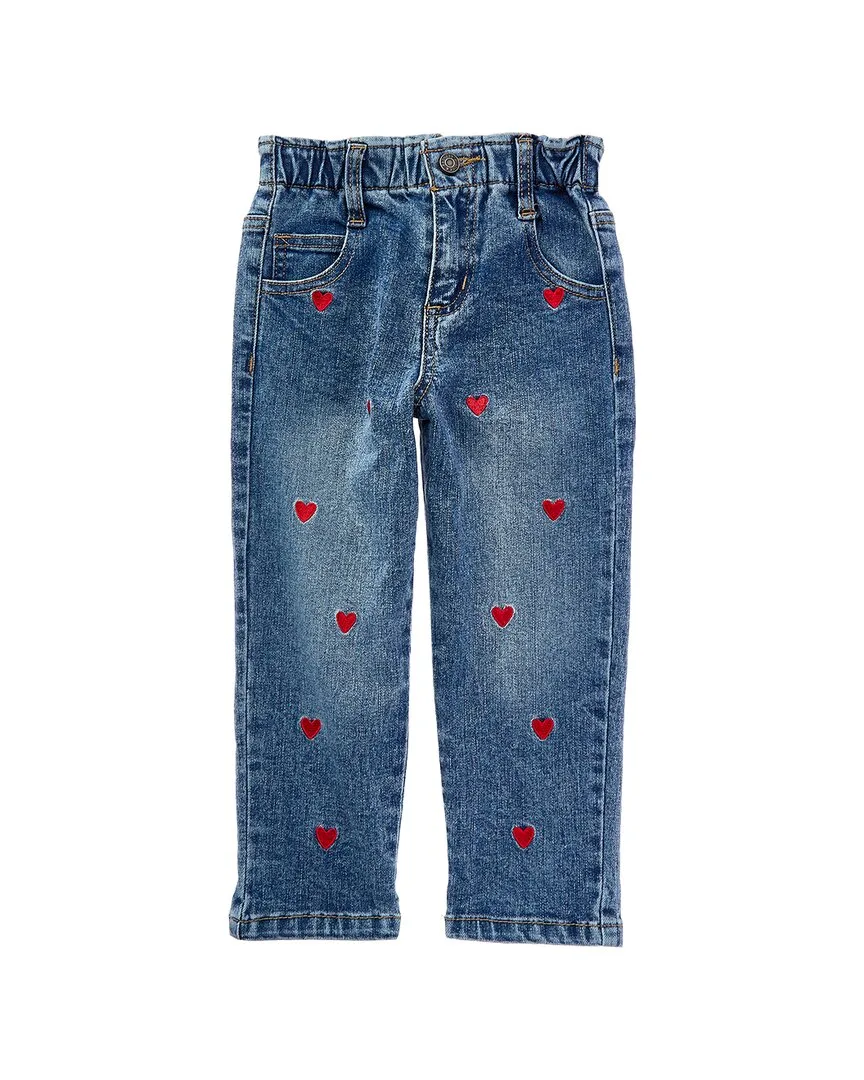 Paperbag Waist Jean by Badgley Mischka