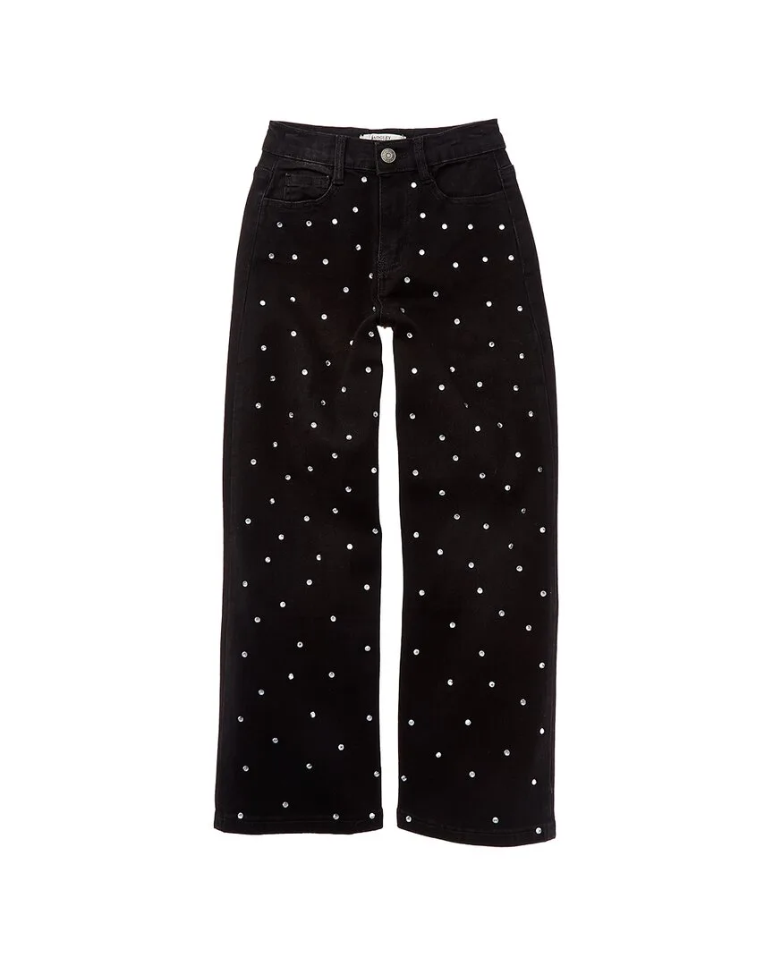 Wide Leg Regular-Rise Jean by Badgley Mischka