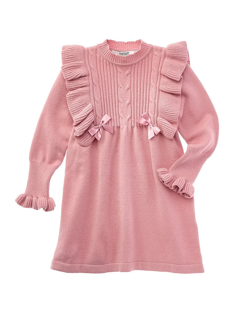 Ruffle Sweaterdress by Badgley Mischka