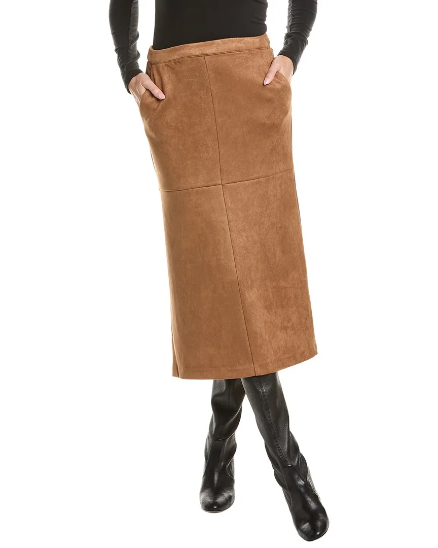 Paneled Flared Midi Skirt by Laundry by Shelli Segal