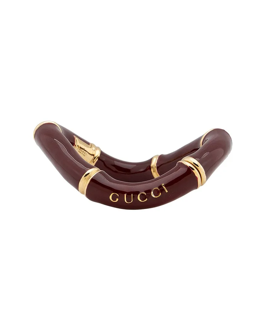 Enamel Bamboo Bracelet (authentic Pre-Loved) by Gucci