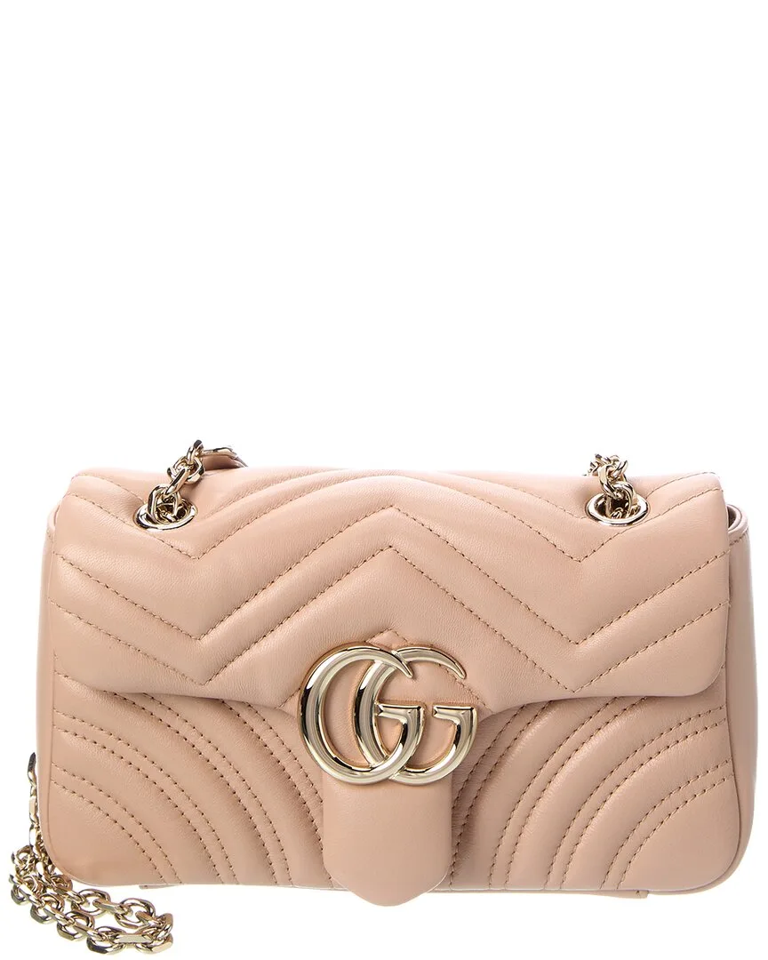 Gg Marmont Small Quilted Leather Shoulder Bag