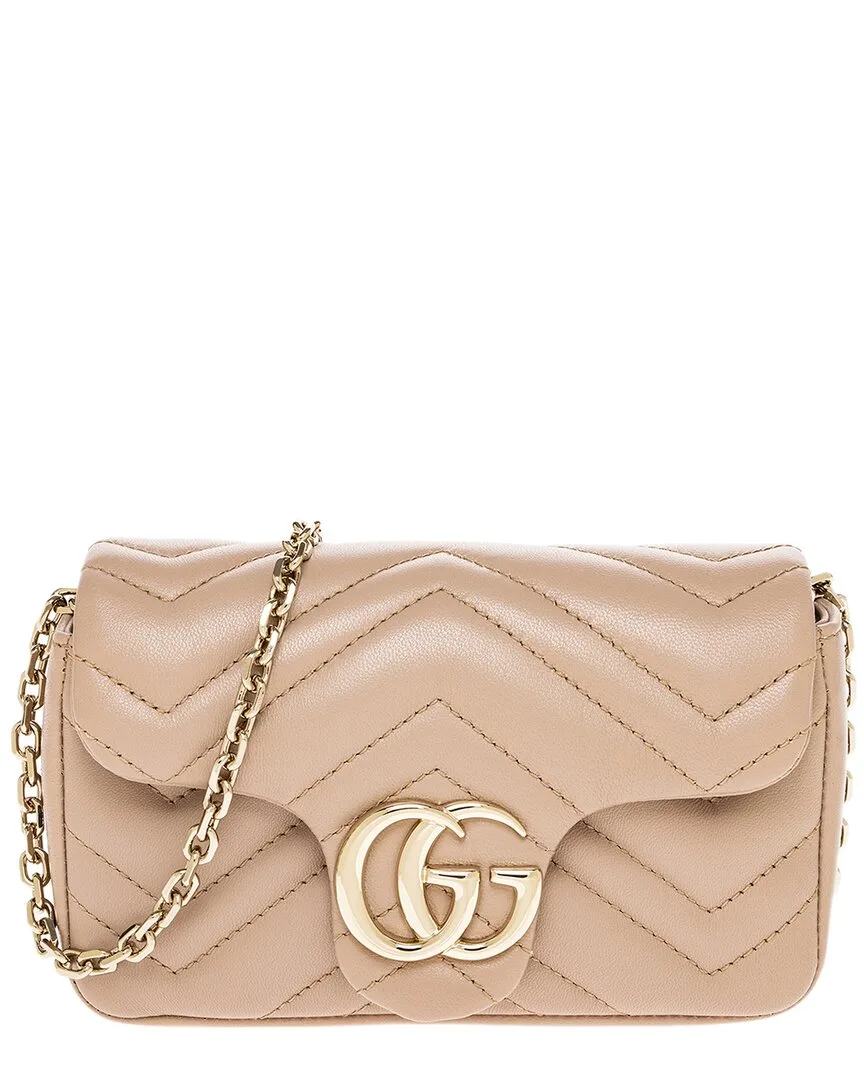 Gg Marmont Mini Leather Mini Bag by Gucci
