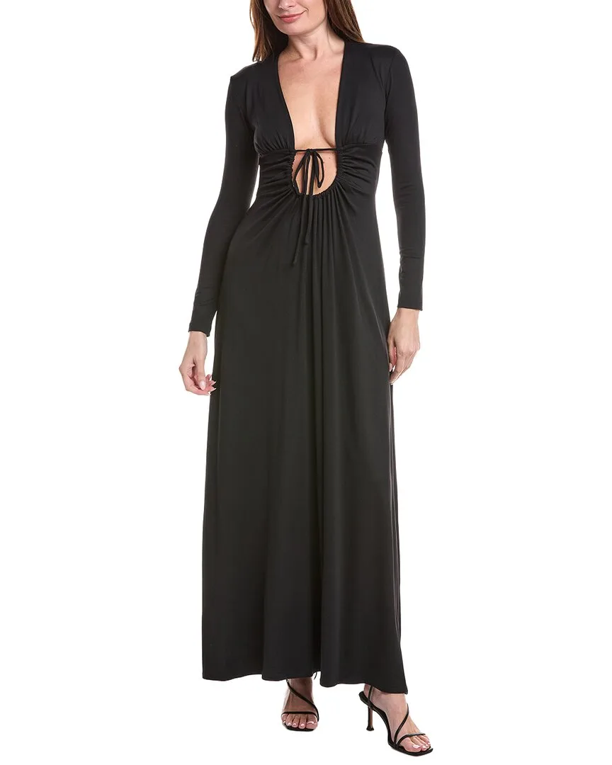 Center Gathered Tie Dress by Susana Monaco