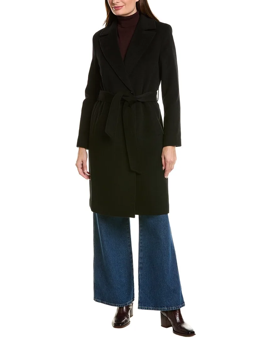 Wool & Cashmere-Blend Coat by Sofia Cashmere