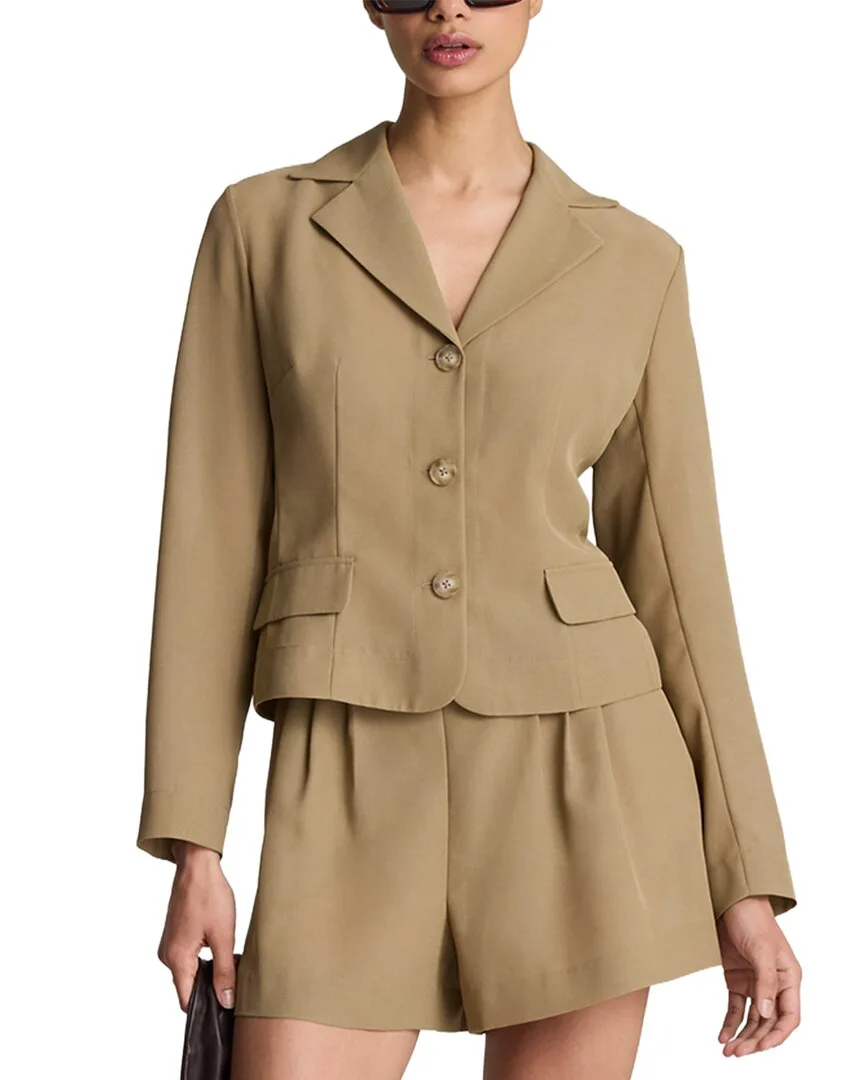 Transparent Notch Collar Jacket by Kenneth Cole