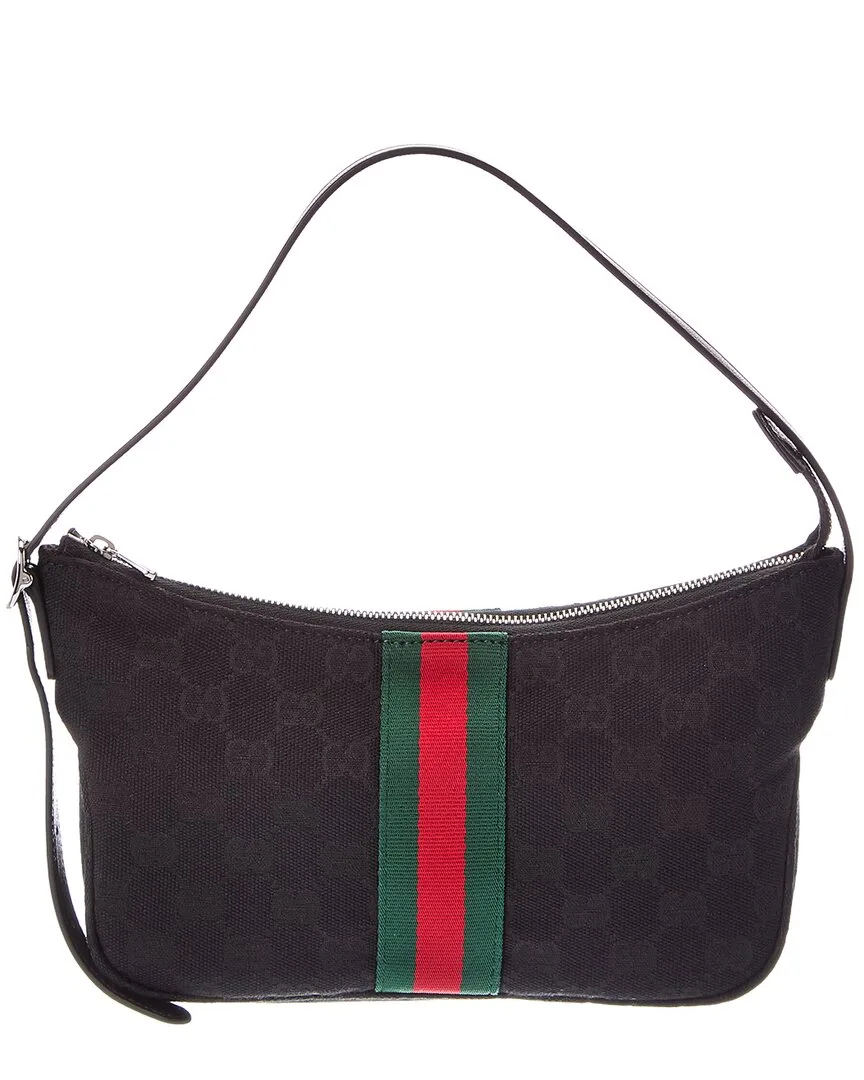 Canvas Shoulder Bag by Gucci