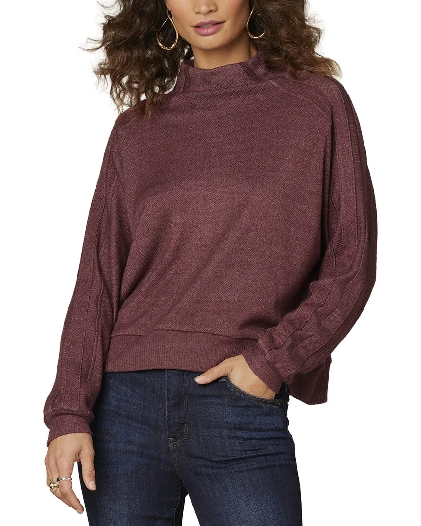 Mixed Media Knit Top by Wit & Wisdom