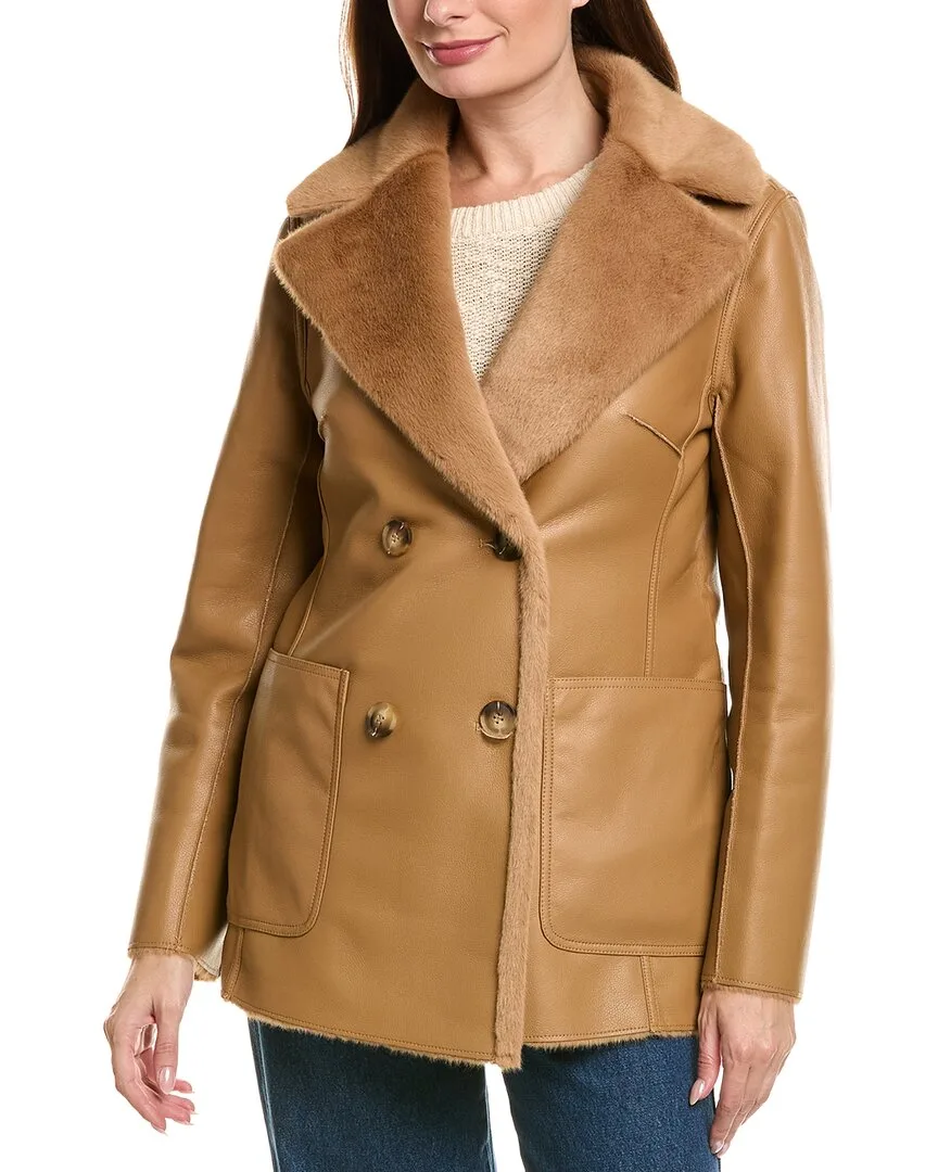 Faux Shearling Reversible Coat