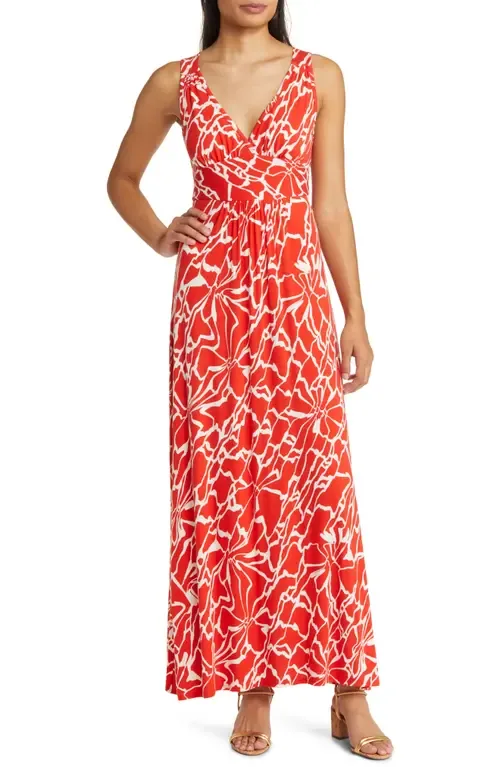Empire Waist Jersey Maxi Dress by Loveappella
