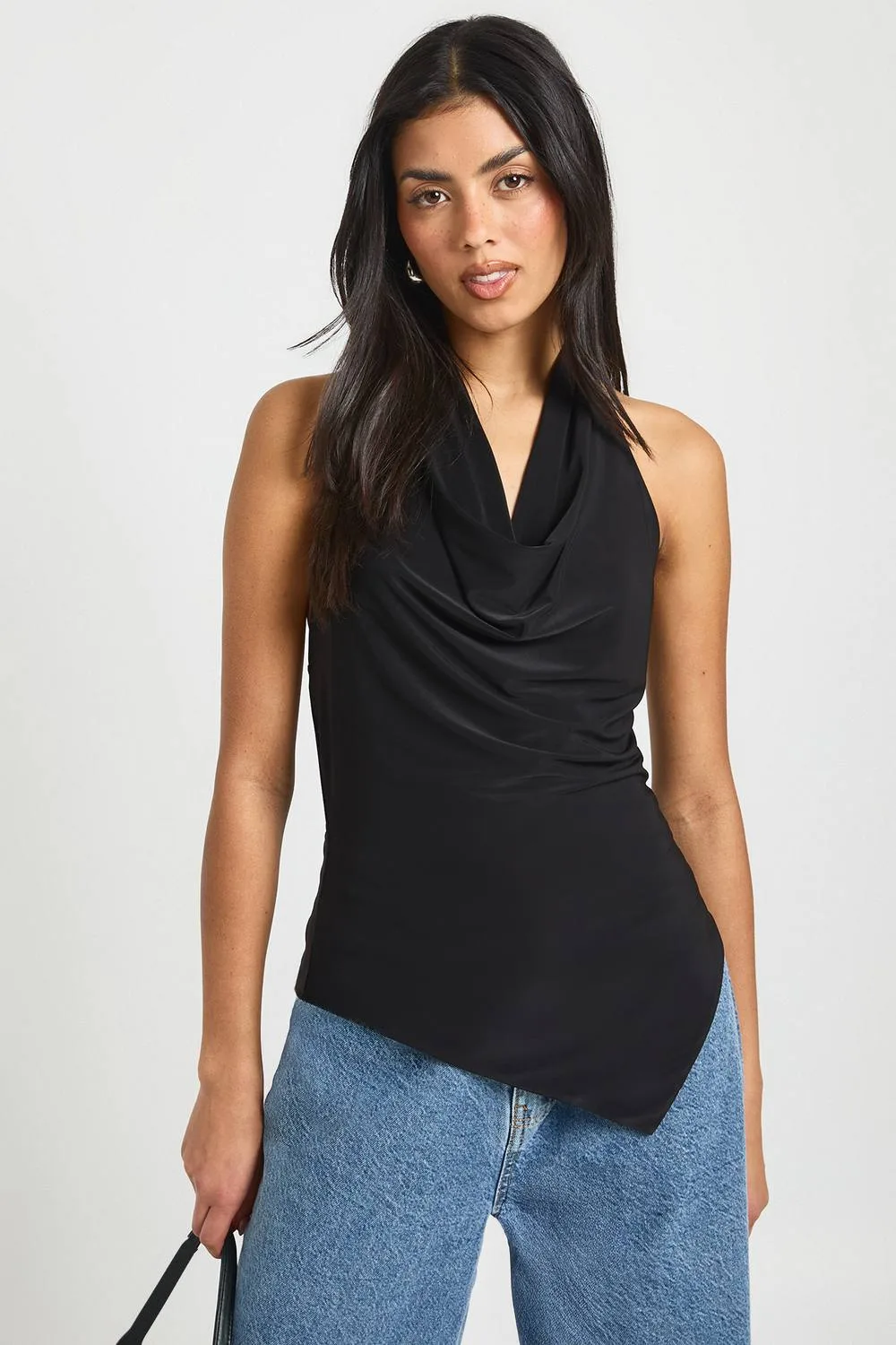 Slinky Double Layered Halterneck Top