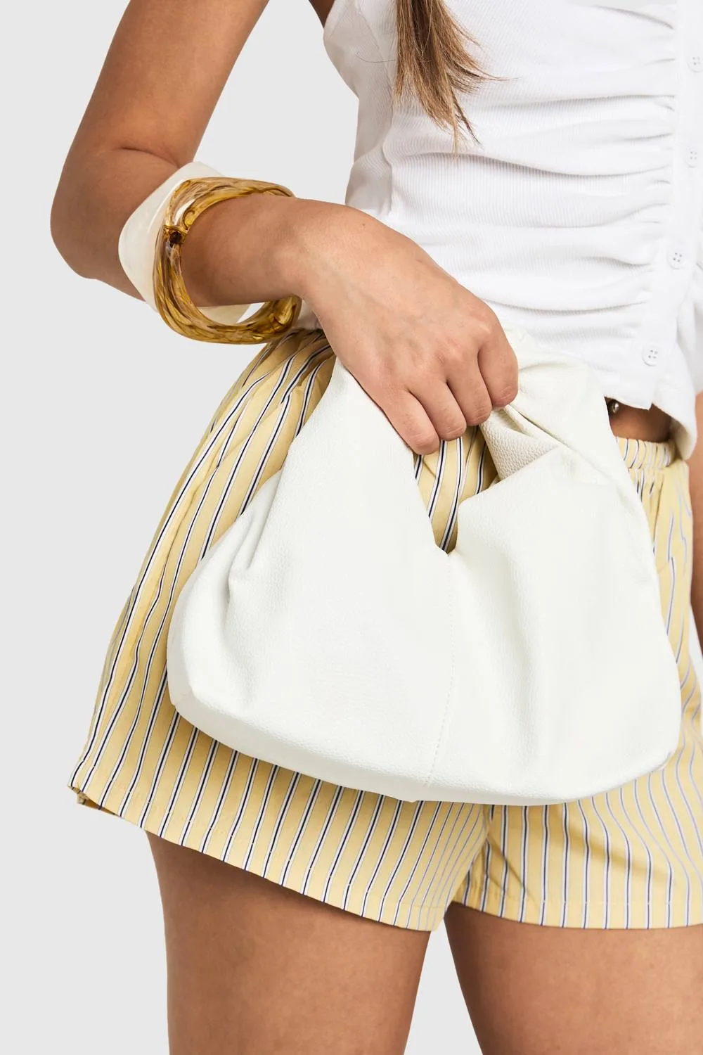 Twist Handle Grab Bag by boohoo