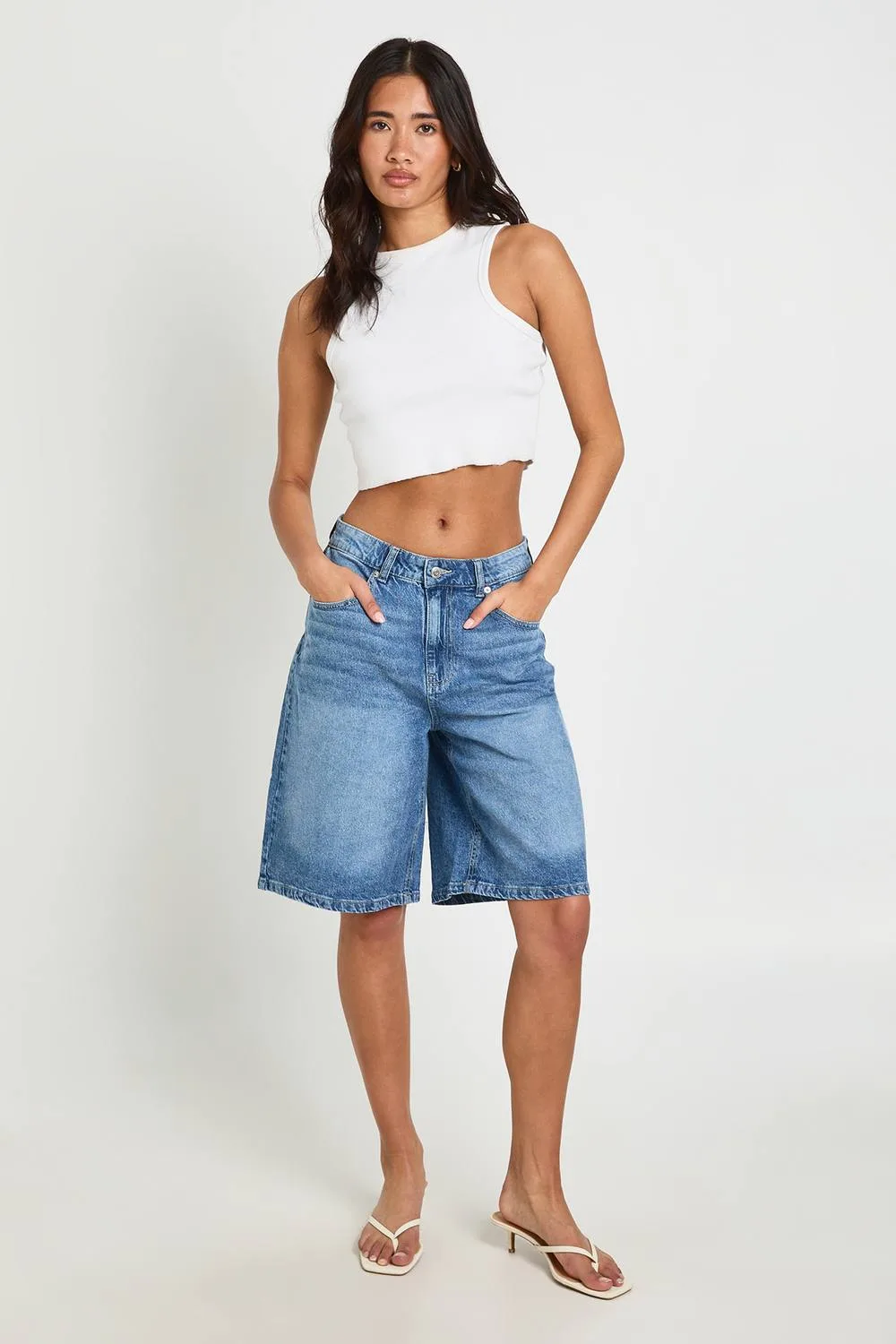 Denim Jort by boohoo