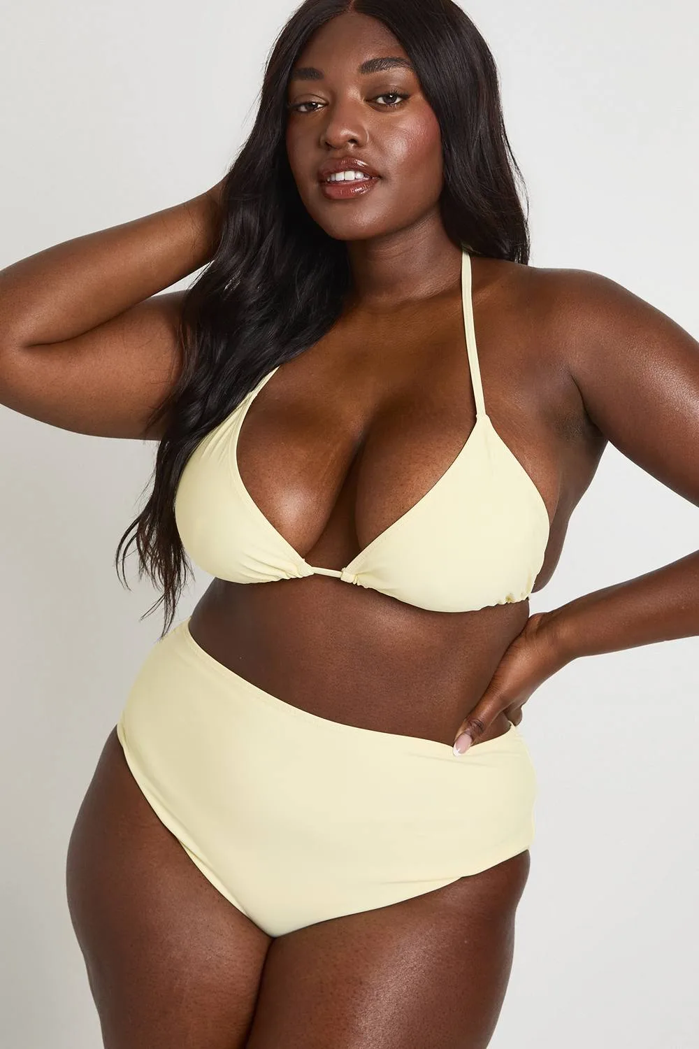 Essentials High Waist Brief by boohoo