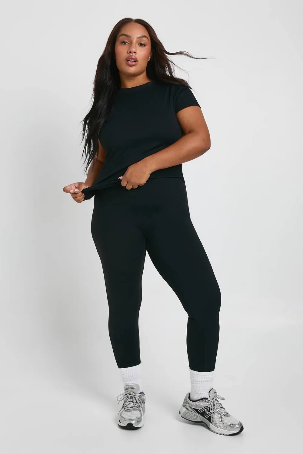 Super Soft Sculpt Seam Detail Legging Pants by boohoo