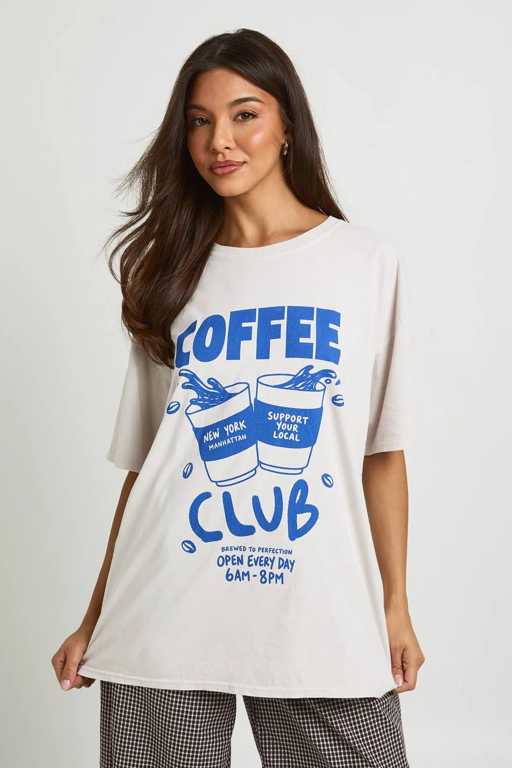 Coffee Club Printed T-Shirt