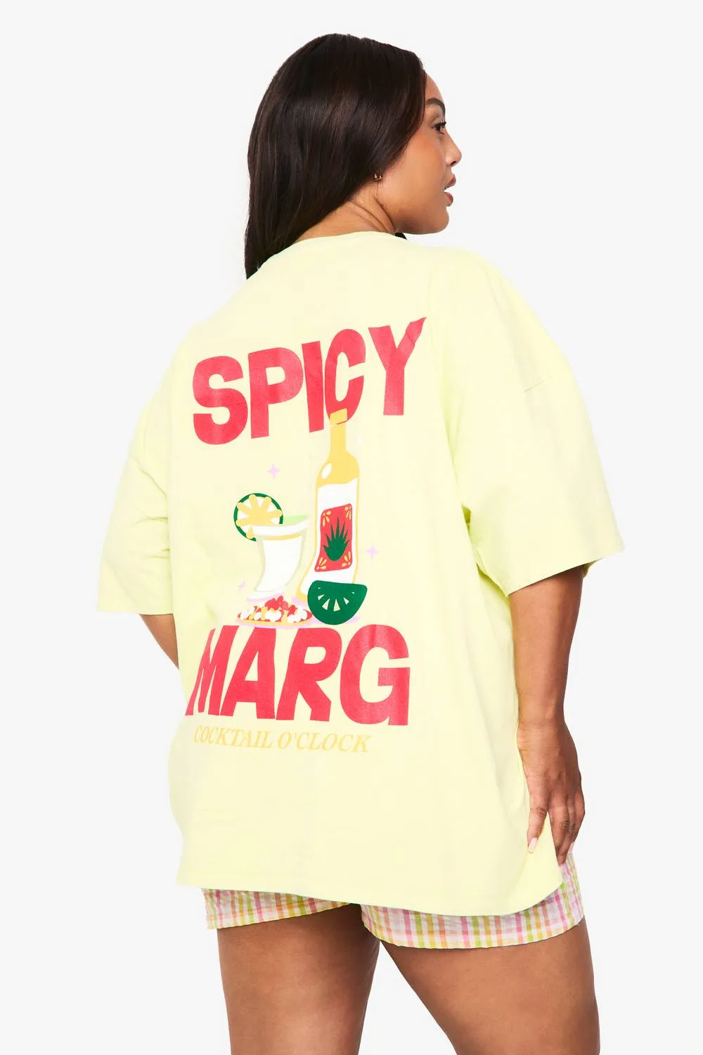 Spicy Marg Oversized T-Shirt by boohoo