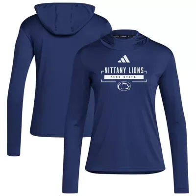 NCAA Penn State Nittany Lions D4T Long Sleeve Hooded T-Shirt by adidas