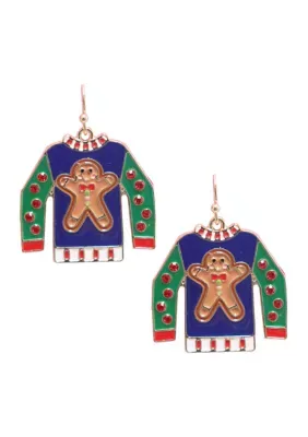 Multicolor Sweater Drop Earrings by Belk