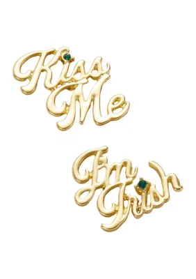 Kiss Me Im Irish Drop Earrings by Belk