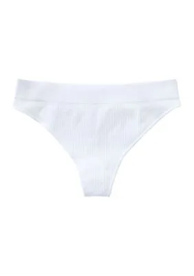 Seamless Ribbed Thong by Parisian