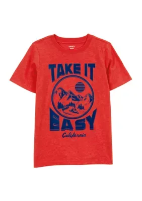 Short Sleeve Take It Easy Graphic T-Shirt by Carter's