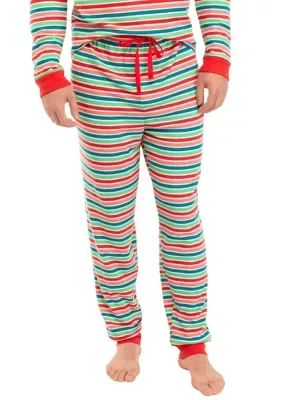 Merry Multi Stripe Pajama Pants by Pajamarama