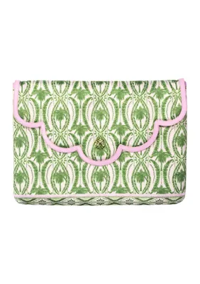 Laptop Sleeve, Textured Palm Stripe by Lilly Pulitzer
