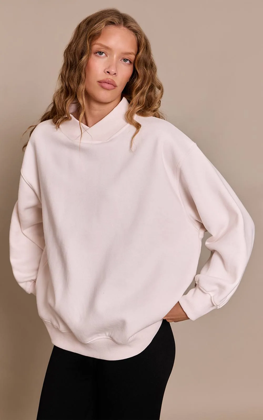 Crossfront Neck Sweatshirt by PrettyLittleThing