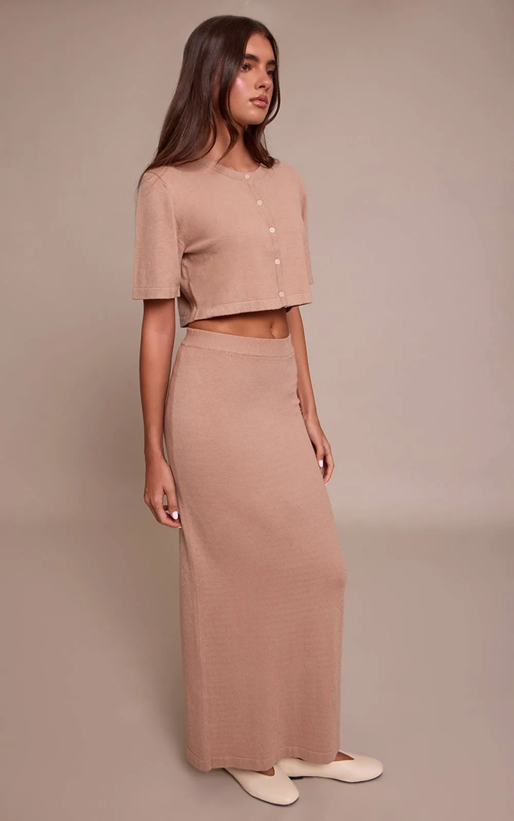 Fine Knit Maxi Skirt by PrettyLittleThing