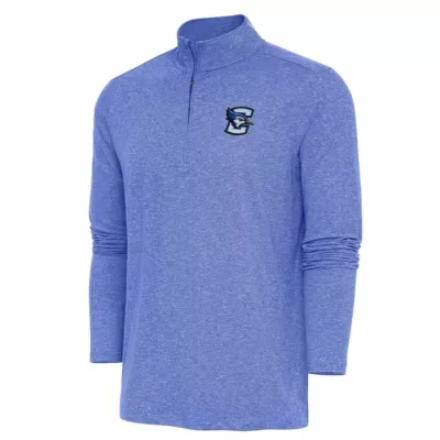 Creighton University Bluejays NCAA Creighton Bluejays Hunk Quarter-Zip Pullover Top by Antigua