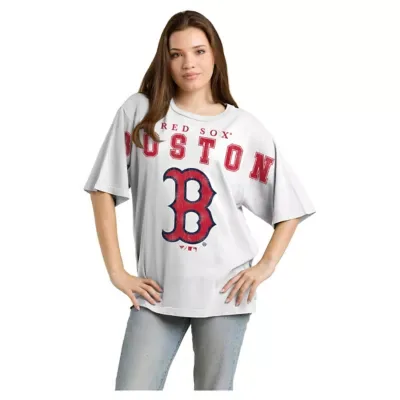 Boston Red Sox MLB Fanatics Boston Sox Relaxed Big Text T-Shirt by Fanatics