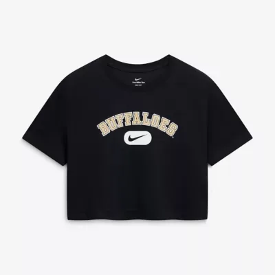NCAA Colorado Buffaloes Dri-FIT Cropped T-Shirt by Nike