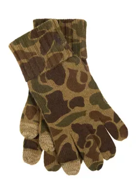 Printed Camo Touch Gloves by Polo Ralph Lauren