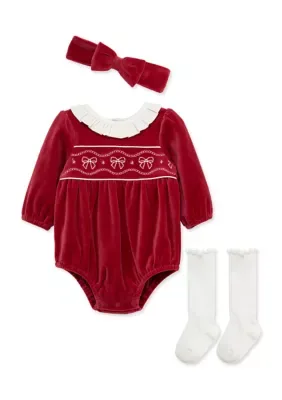 Bows Bubble Set by Little Me