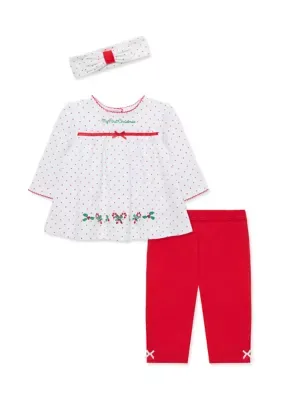 Holly Tunic Set with Headband by Little Me