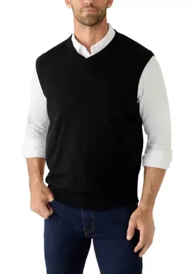 V-Neck Sweater Vest by Saddlebred