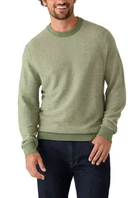 Striped Crew Neck Sweater by Crown & Ivy