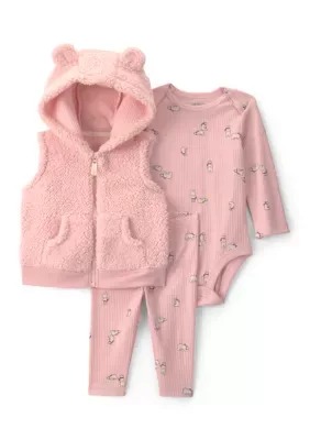 3-Piece Vest Set by Carter's