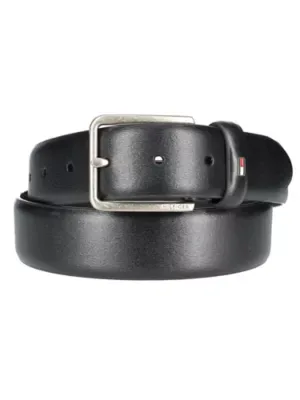 Smooth Feather Edge Leather Belt by Tommy Hilfiger
