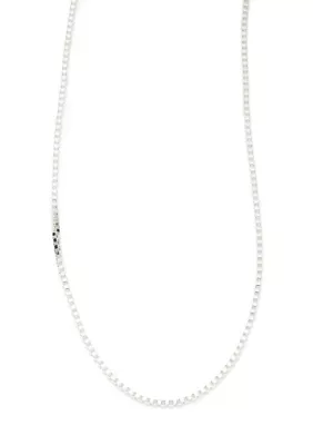 Plated Bike Chain Necklace 20 In by Belk Silverworks